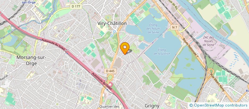 localisation de l'entreprise B.A. CONSEILS & SERVICES à VIRY-CHATILLON