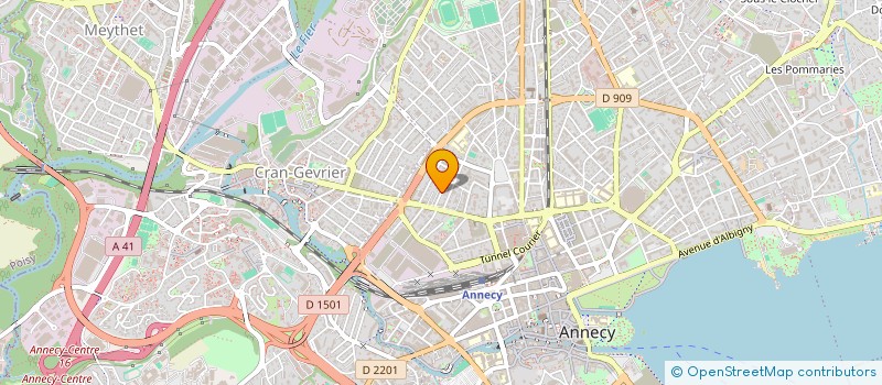 localisation de l'entreprise B.A. CONSULTANT à ANNECY