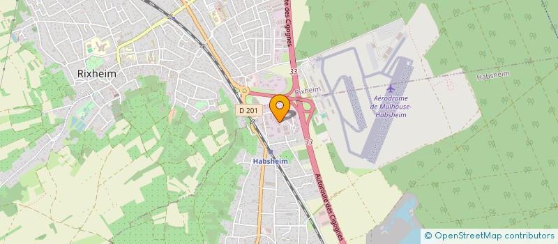 localisation de l'entreprise B&A CROSSMUSCU à HABSHEIM