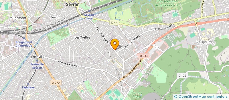 localisation de l'entreprise B.A.D. à LIVRY-GARGAN