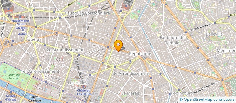 localisation de l'entreprise B.A.D. à PARIS