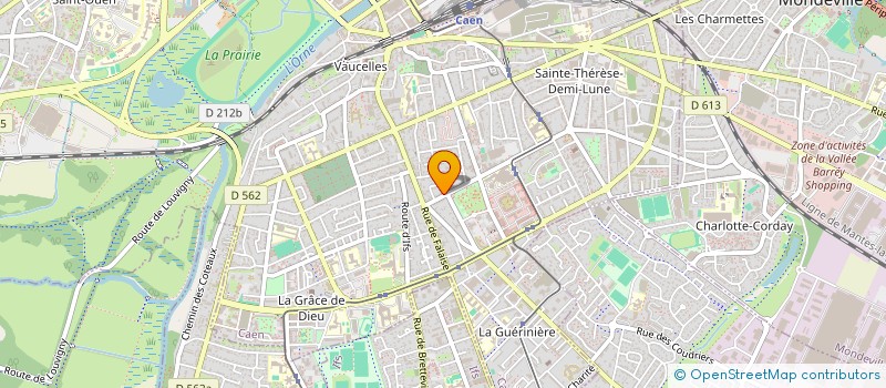 localisation de l'entreprise B.A. DIGESTIF à CAEN
