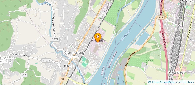 localisation de l'entreprise B.A.E PROTECTION à CHARMES-SUR-RHONE