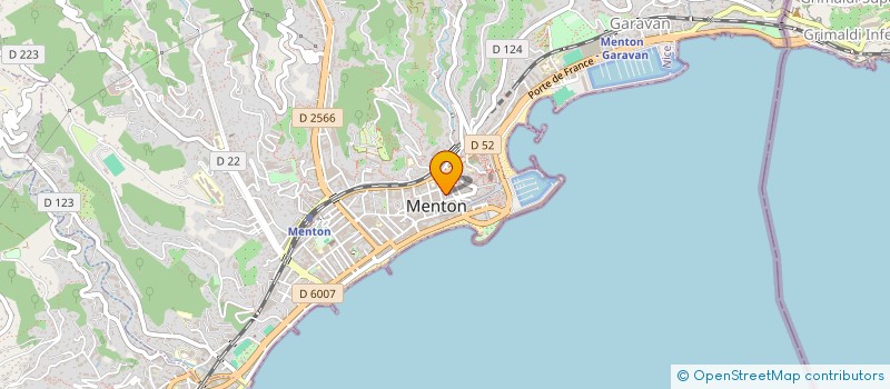 localisation de l'entreprise B.A.G à MENTON