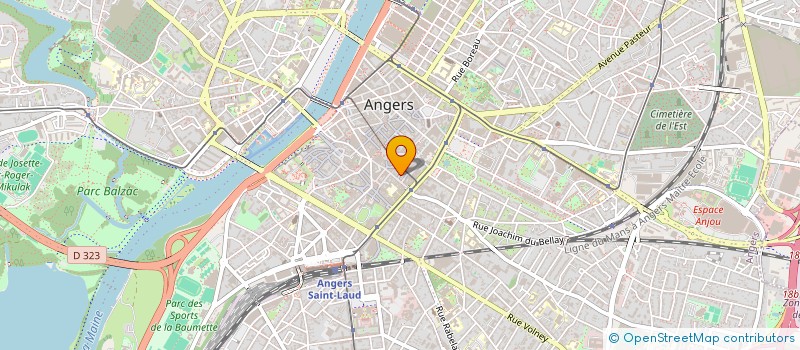 localisation de l'entreprise B.A.G à ANGERS