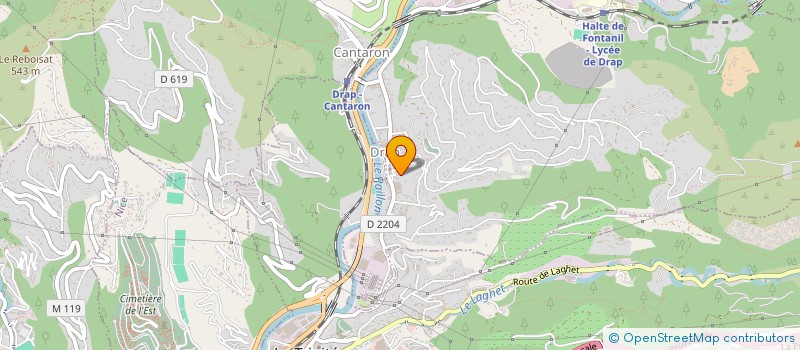 localisation de l'entreprise B.A.H  DRAP