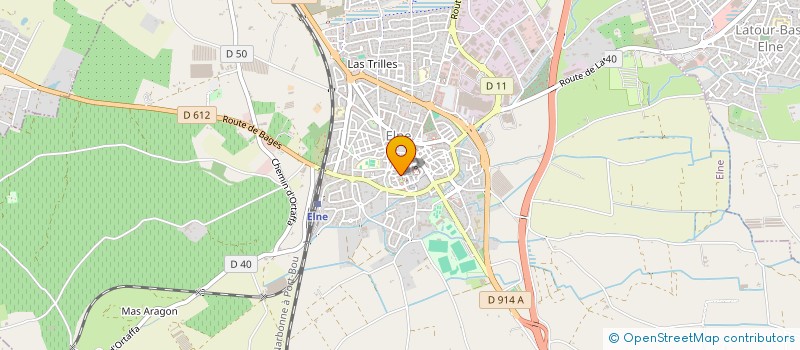 localisation de l'entreprise B.A.I.D.  ELNE