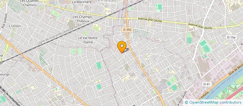 localisation de l'entreprise B.A.I. DECO à BEZONS