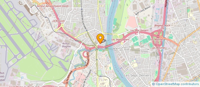 localisation de l'entreprise B.A. IMMO  BLAGNAC