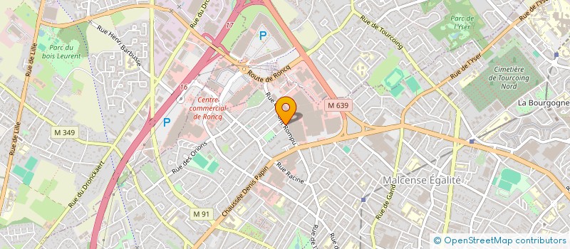 localisation de l'entreprise B.A. INVEST à TOURCOING