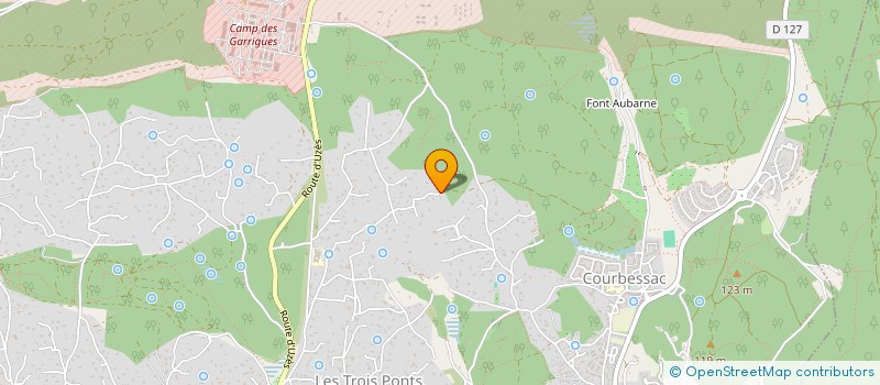 localisation de l'entreprise B.A. INVEST  NIMES