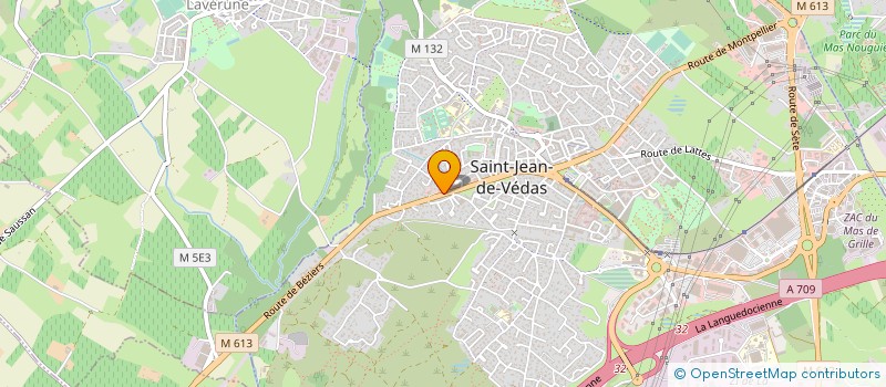 localisation de l'entreprise B A L à SAINT-JEAN-DE-VEDAS