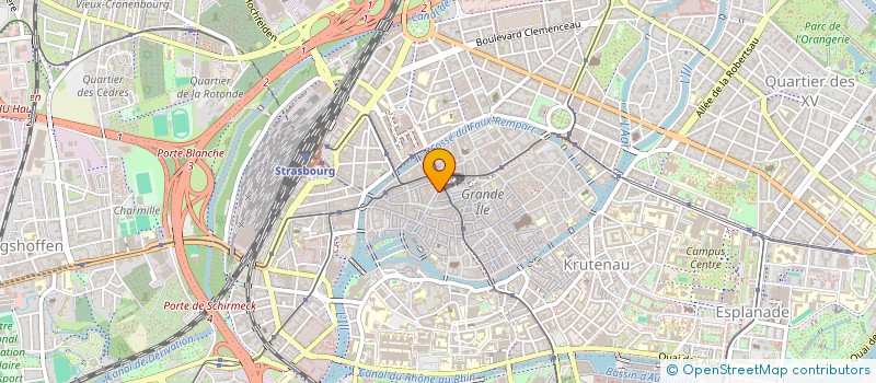 localisation de l'entreprise B.A.L. à STRASBOURG