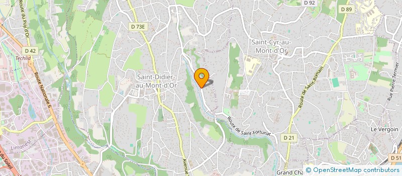 localisation de l'entreprise B.A.L CONGRES  SAINT-DIDIER-AU-MONT-D'OR