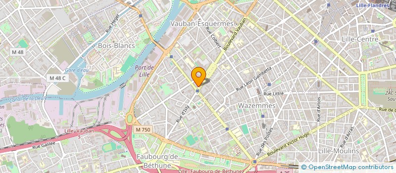 localisation de l'entreprise B.A.L.S à LILLE