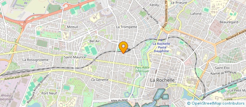 localisation de l'entreprise B.A.M  LA ROCHELLE