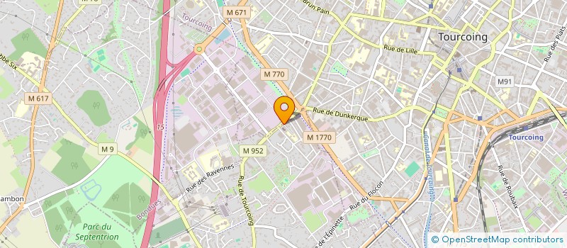 localisation de l'entreprise B.A.M  MOUVAUX