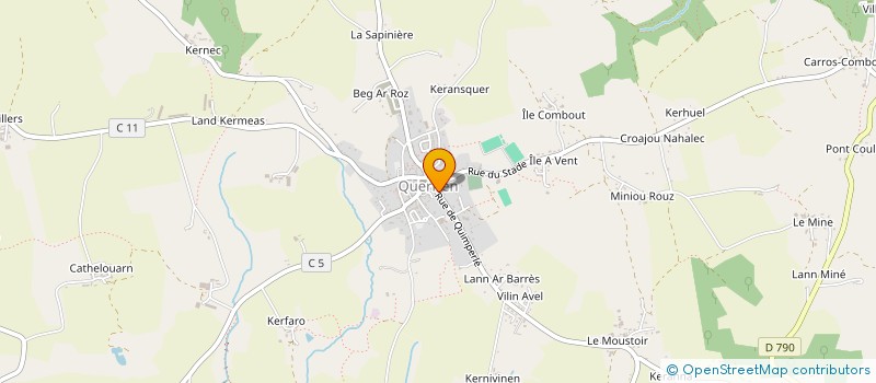 localisation de l'entreprise B.A.M.B.I  QUERRIEN