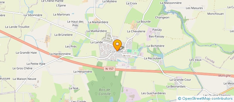 localisation de l'entreprise B.A.M ( BOOST AND MUSIC )  CORNILLE