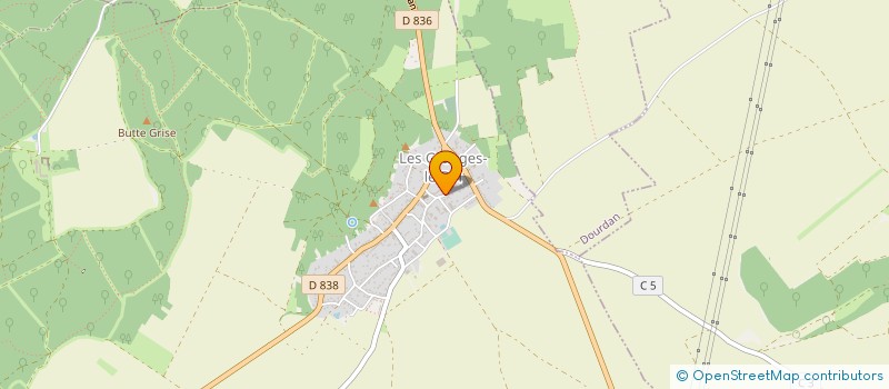 localisation de l'entreprise B.A.M.O à LES GRANGES-LE-ROI