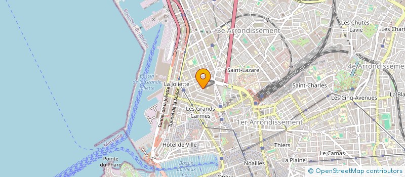 localisation de l'entreprise B.A.M. RENOVATION à MARSEILLE