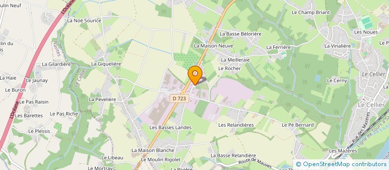 localisation de l'entreprise B A M T S à LE CELLIER
