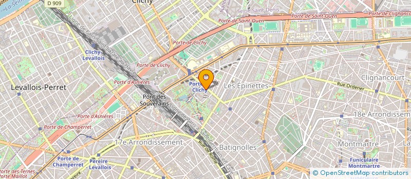 localisation de l'entreprise B.A.M. TRANS  PARIS