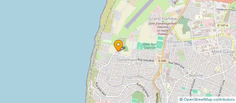 localisation de l'entreprise B.A. MENUISERIE à LE HAVRE