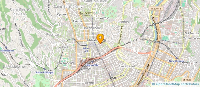 localisation de l'entreprise B.A.N à NICE