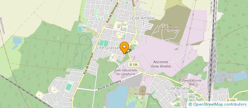 localisation de l'entreprise B.A NEGOCE  WITTELSHEIM