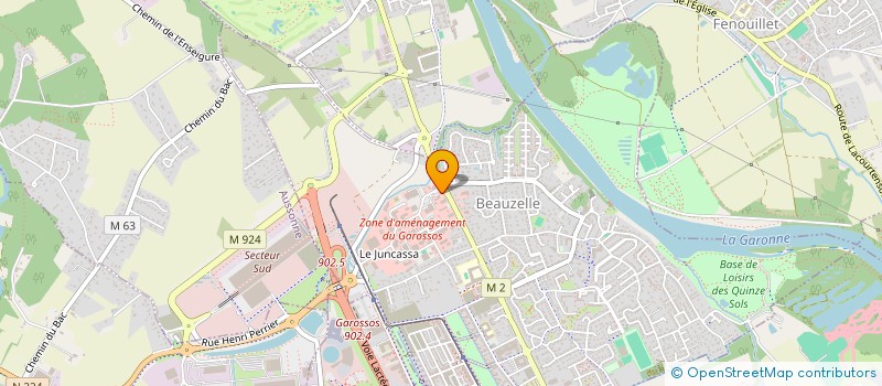 localisation de l'entreprise B.A.O  BEAUZELLE