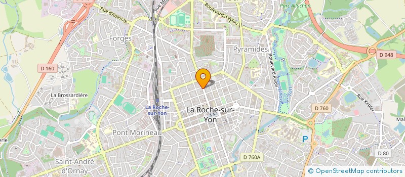 localisation de l'entreprise B.A.P. à LA ROCHE-SUR-YON
