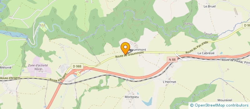 localisation de l'entreprise B.A.P. LOGE  MOULARES