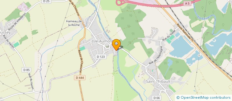 localisation de l'entreprise B.A PARE BRISE  ISLE-AUMONT