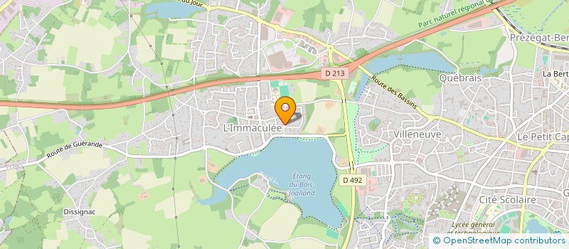 localisation de l'entreprise B.A.R.  SAINT-NAZAIRE