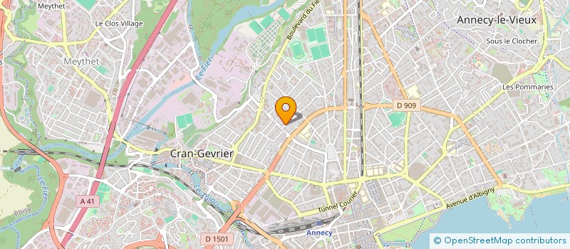 localisation de l'entreprise B.A.R.M.A.T. à ANNECY