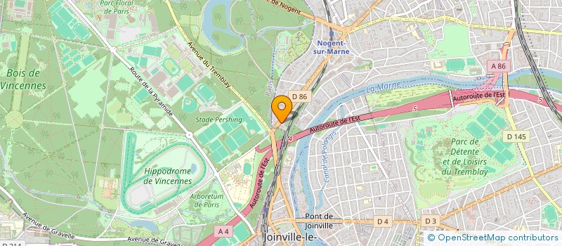 localisation de l'entreprise B.A.R.N.I  NOGENT-SUR-MARNE