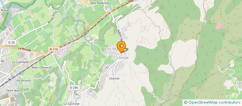 localisation de l'entreprise B.A.R.O à VERNET-LES-BAINS