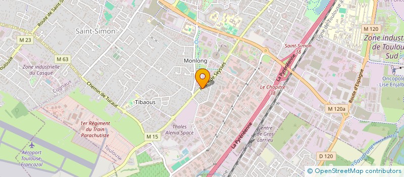 localisation de l'entreprise B.A. RENOV à TOULOUSE