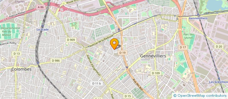 localisation de l'entreprise B & A RENOV à ASNIERES-SUR-SEINE
