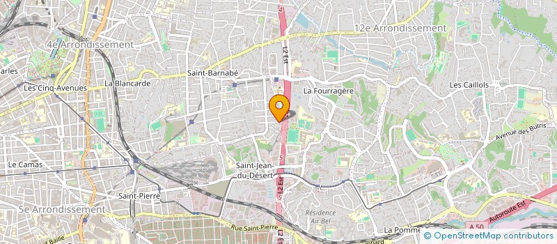 localisation de l'entreprise B.A.S. à MARSEILLE