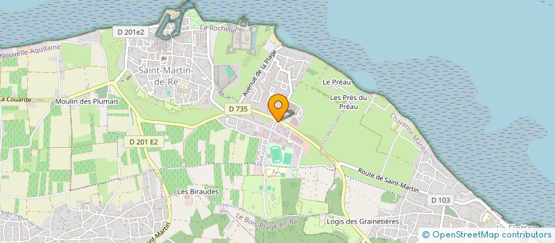 localisation de l'entreprise B A S C C  SAINT-MARTIN-DE-RE