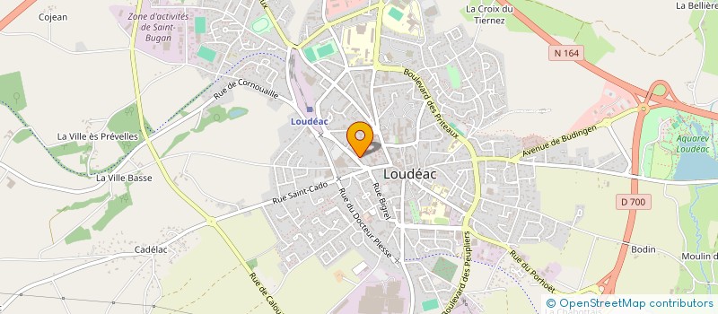 localisation de l'entreprise B.A.S.E 22  LOUDEAC