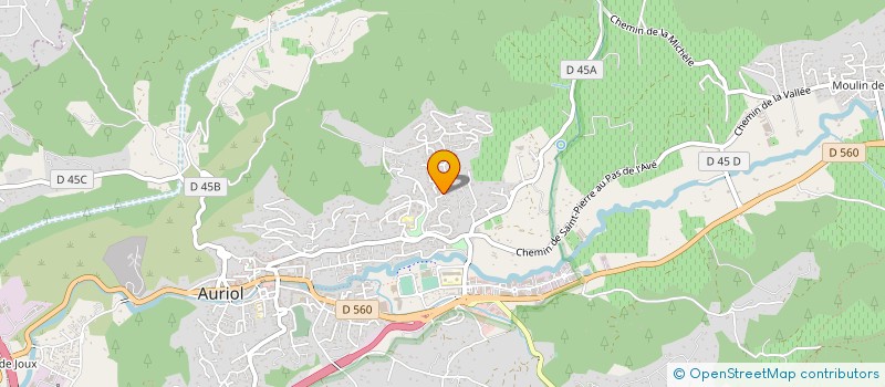 localisation de l'entreprise B.A.S.E  AURIOL