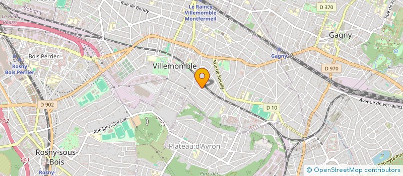 localisation de l'entreprise B.A.S.L à VILLEMOMBLE
