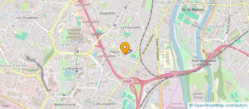 localisation de l'entreprise B A S M  TOULOUSE