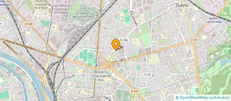 localisation de l'entreprise B&A SERVICES à PIERREFITTE-SUR-SEINE