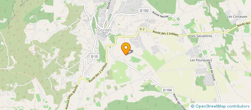 localisation de l'entreprise B A T 84 à GORDES