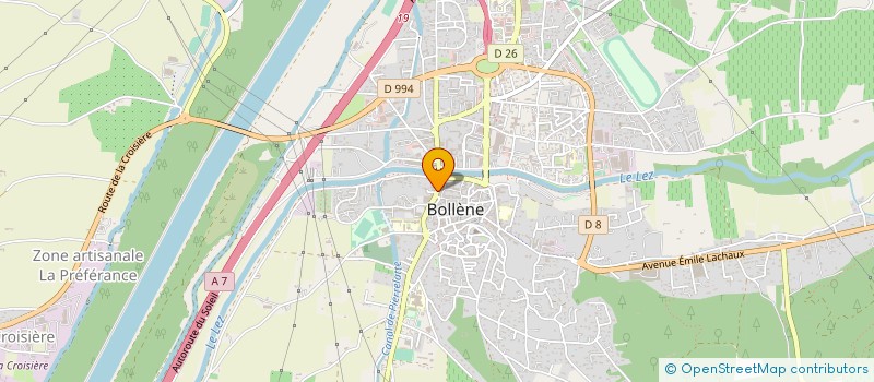 localisation de l'entreprise B.A.T CONSTRUCTIONS à BOLLENE