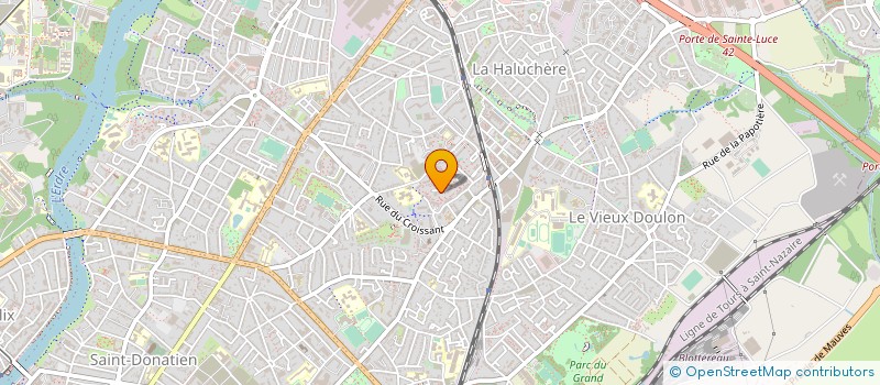 localisation de l'entreprise B A T E à NANTES